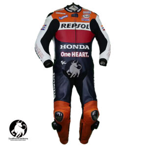UK-Honda Repsol Motorbike Racing Leather Gloves Available All Sizes MotoGP PRO
