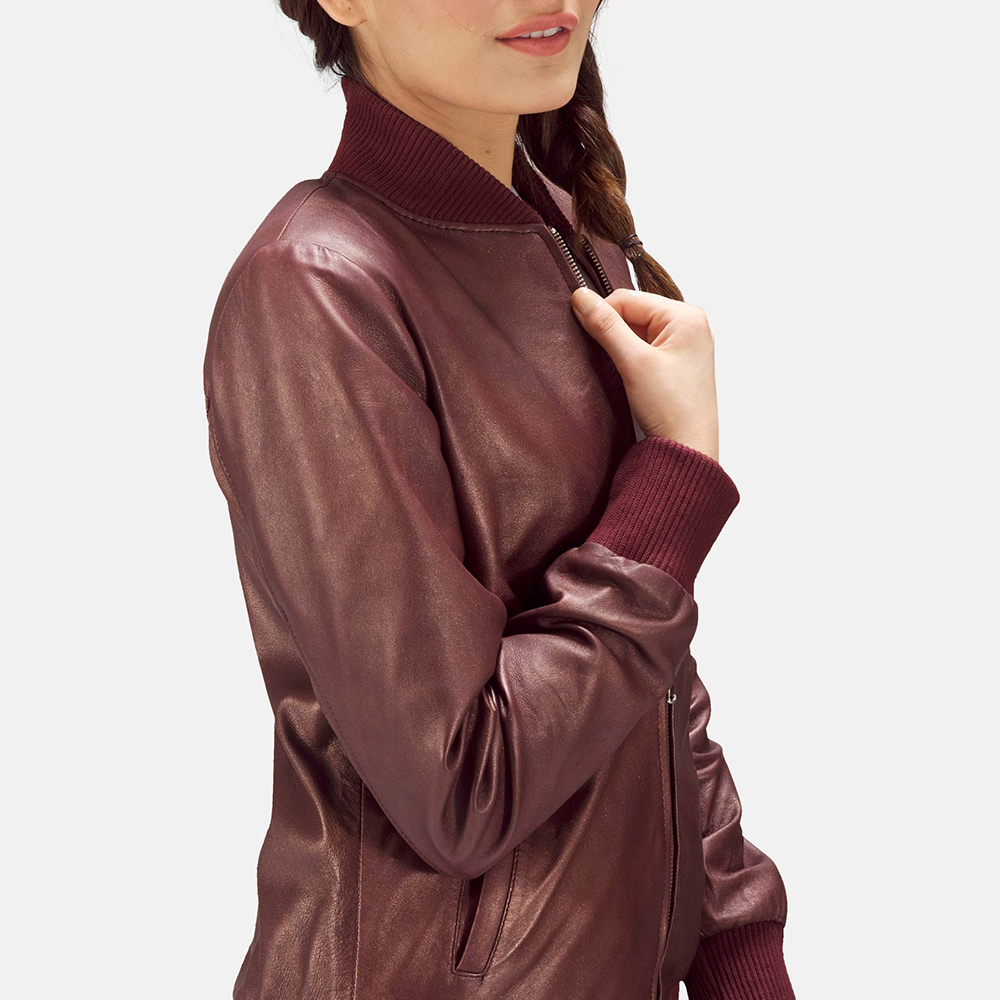 Maroon-Classic-Bomber-Jacket-Zoom-4-1491407257491