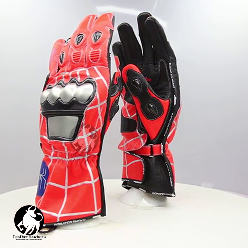 spiderman bike gloves